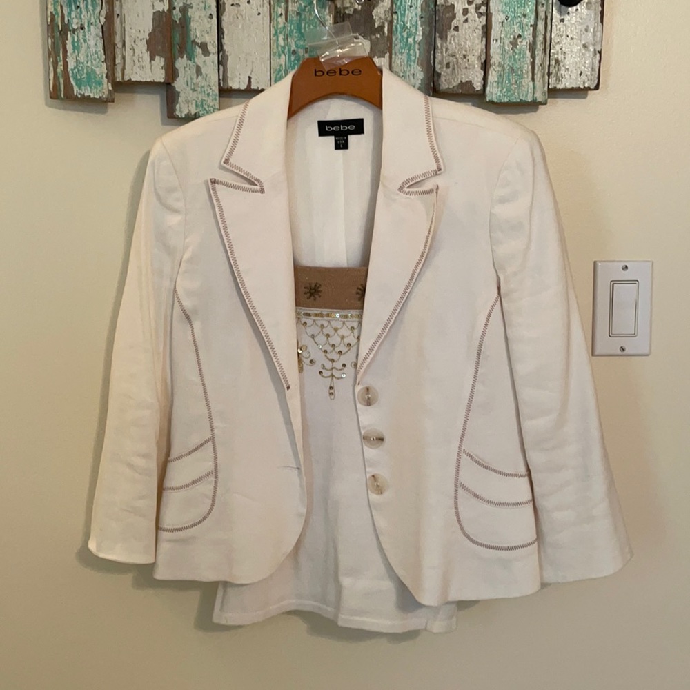 bebe Blazer/Tank Set